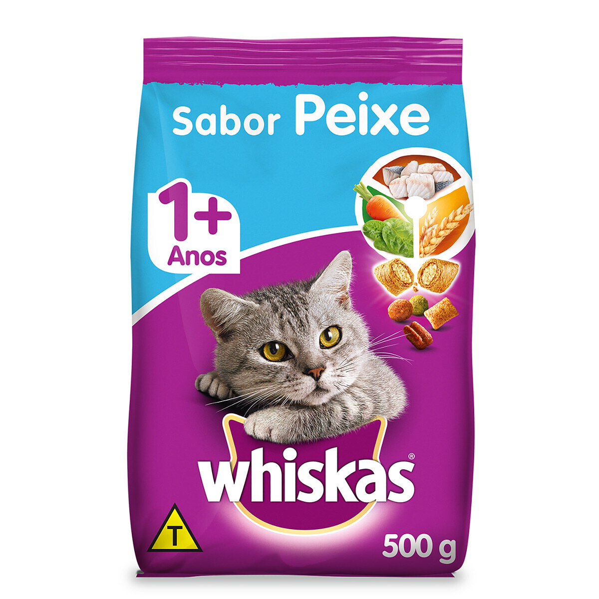 Alimento Para Gatos Whiskas Peixe 500g